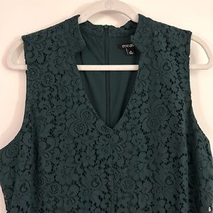 Green cocktail dress